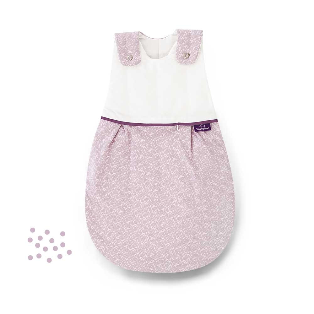 Ganzjahres-Schlafsack LIEBMICH Punkte rosa