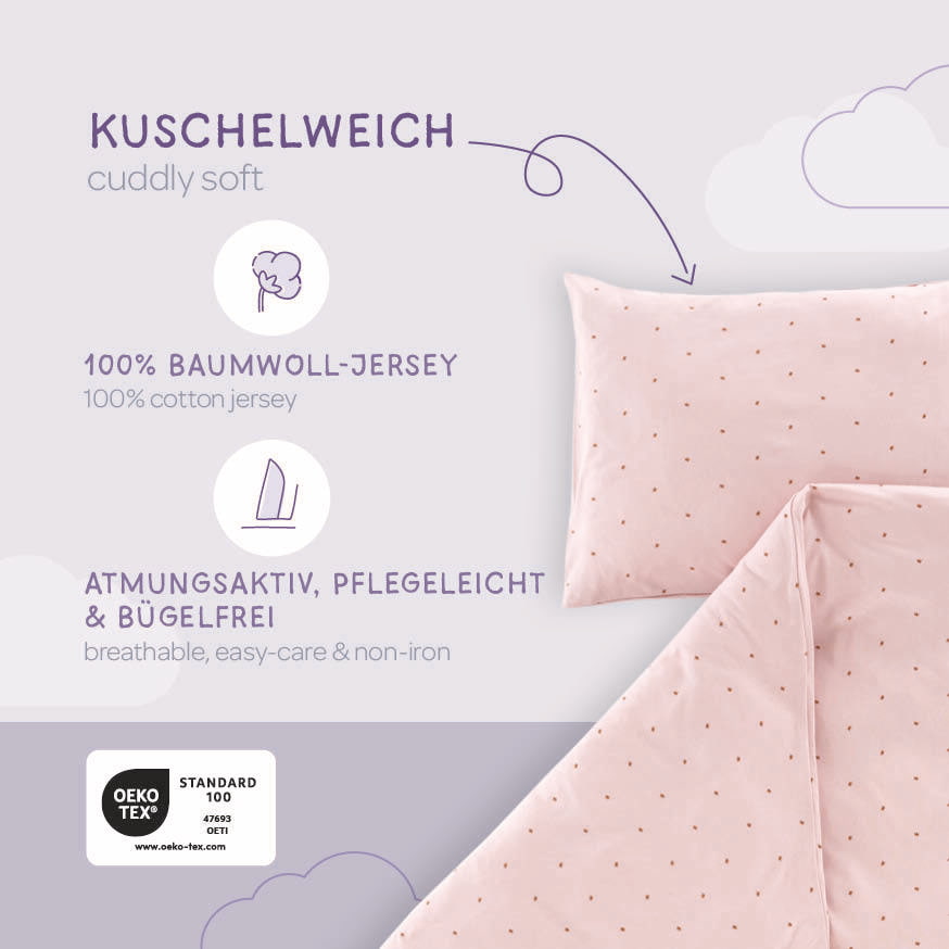 Bettwäsche Jersey Dinolino Detail