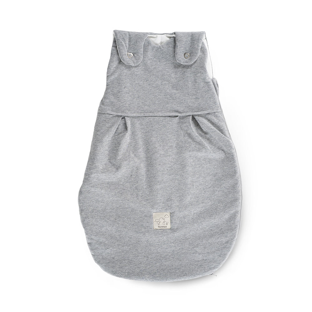 Ganzjahres-Schlafsack LIEBMICH grau meliert