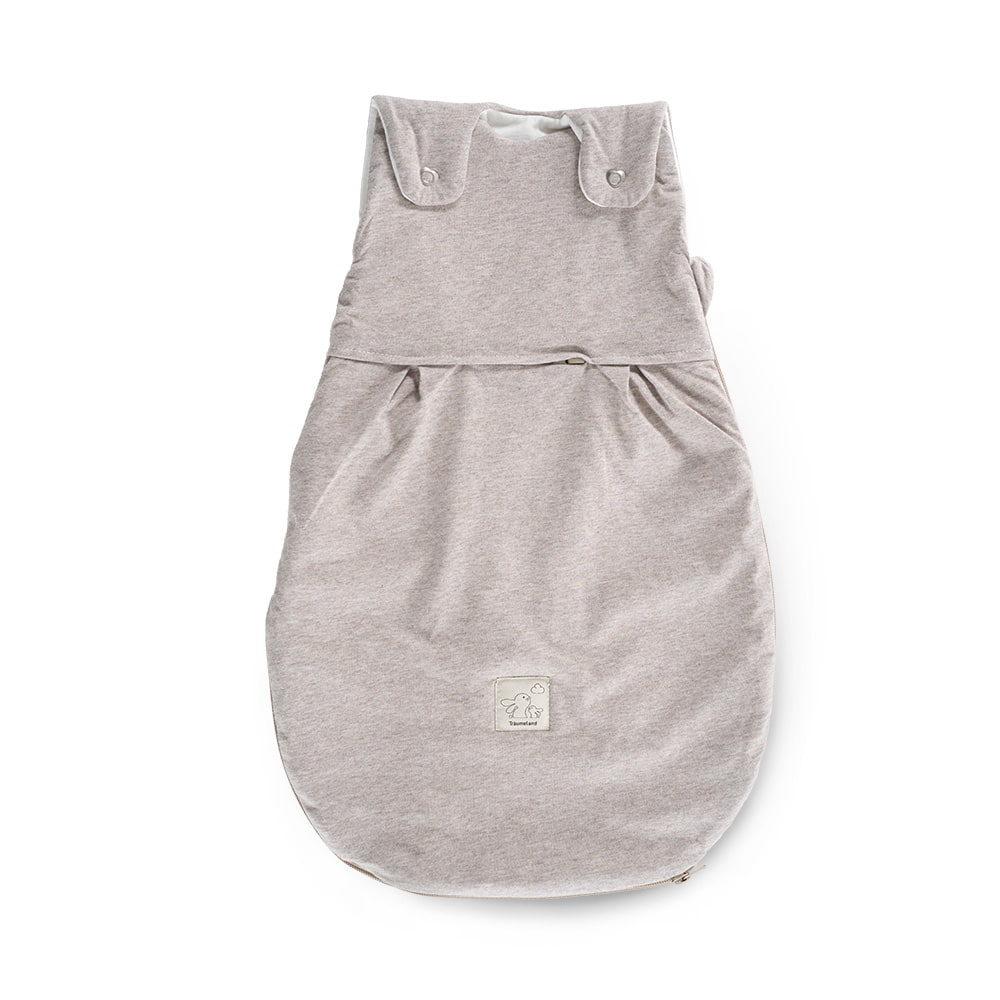 Ganzjahres-Schlafsack LIEBMICH beige meliert