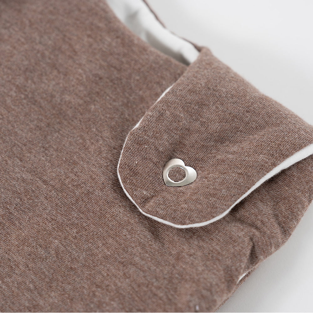 Verstellbare Träger Schlafsack braun Baby