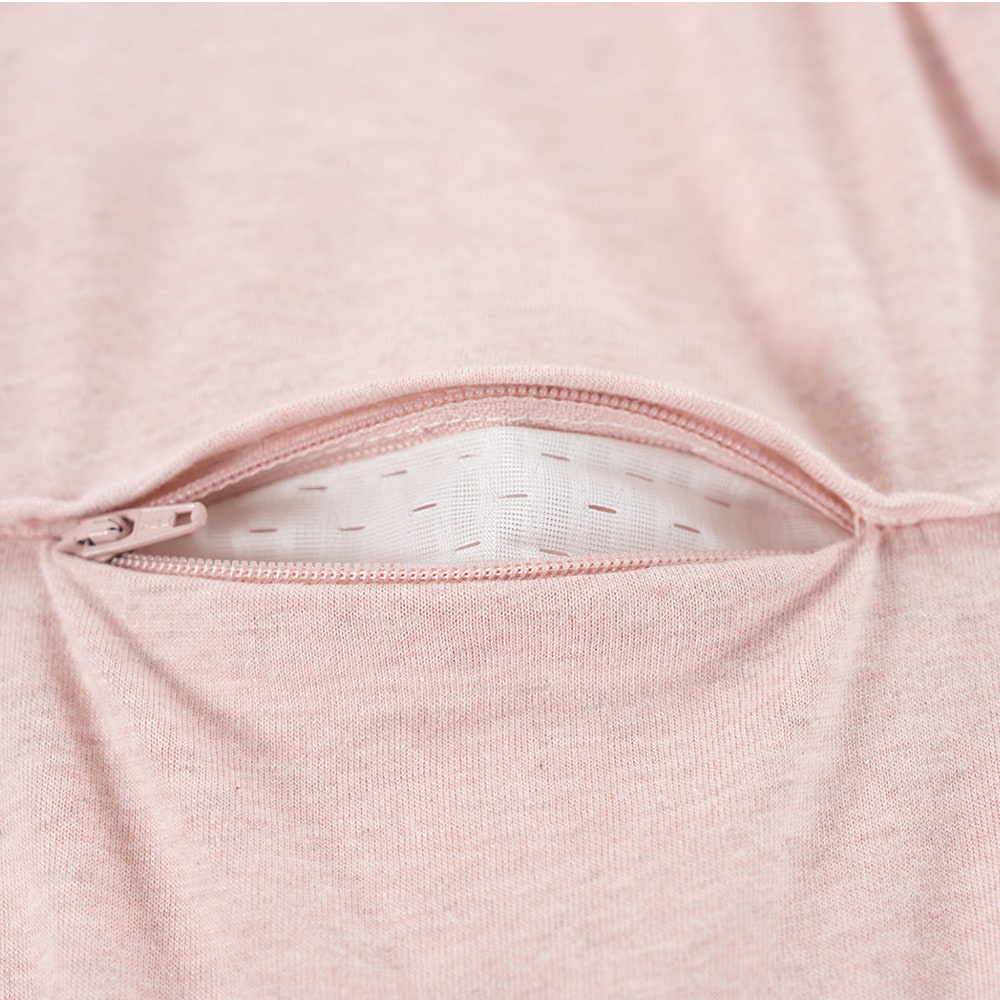 Belüftungsschlitz altrosa Schlafsack Baby
