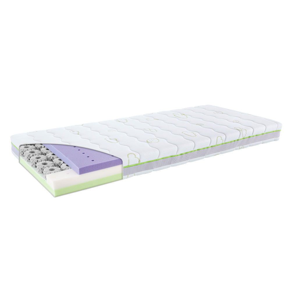 Kinder- und Jugendmatratze Octasmart XL mit belüfteten, freistehenden 3D-comfort-pads
