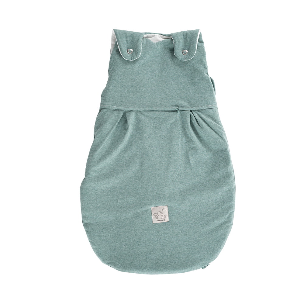 Schlafsack Baby grün meliert